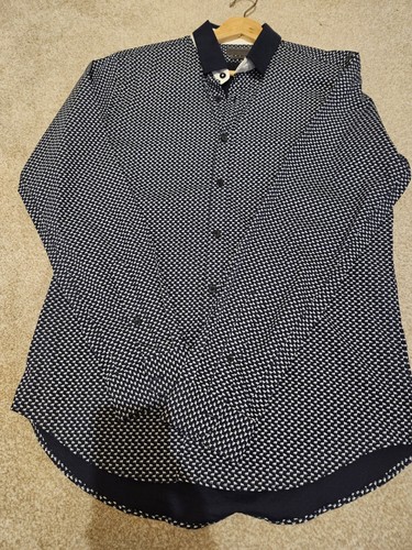 Zara man shirt navy - zara,