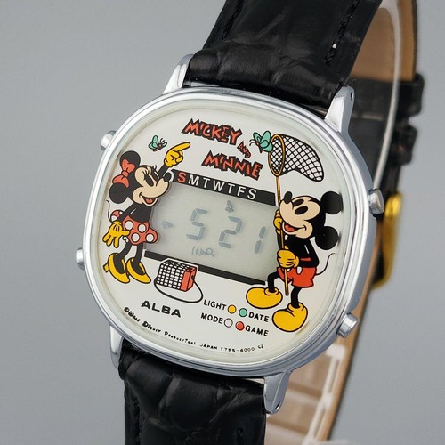 Seiko alba y755 4000 - 4000, mickey
