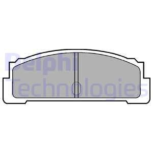 Brake pad set disc - pad, for