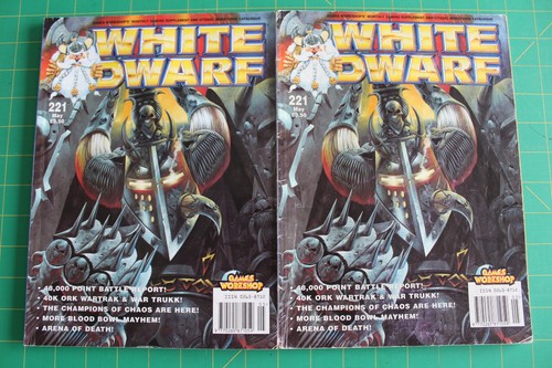 White dwarf magazine - white, 221