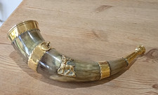 Decorative cow bull horn brass