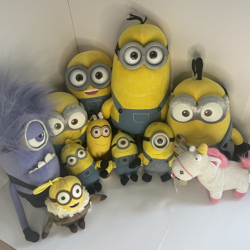 Minions plush bundle purple - plush,