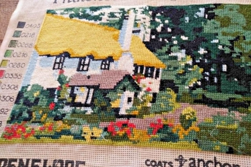 Vintage antique completed - vintage, 'completed'