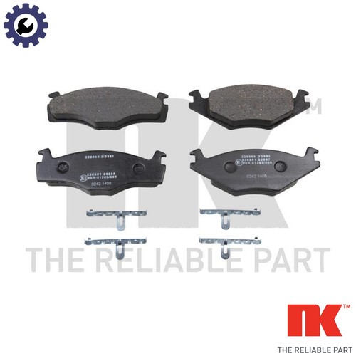 Brake pad set disc - set,