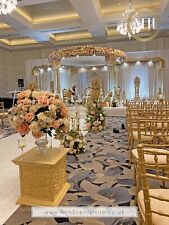 Wedding Mandap and Flowers hindu wedding aria mandap Ishani Mandap wedding decor