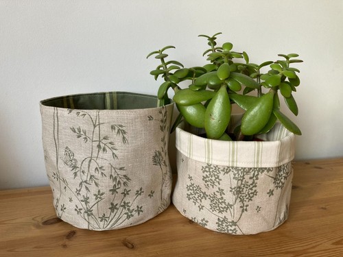 Handmade fabric storage