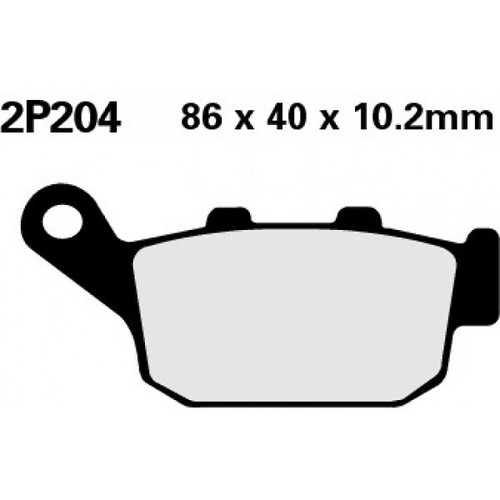 Nissin rear brake pads - nissin,