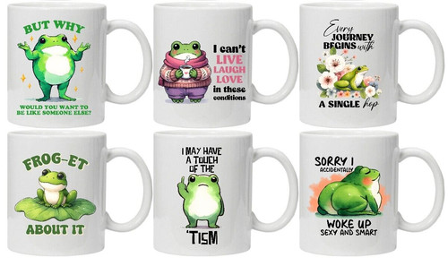 Funny mug frogs sarcastic - frogs,