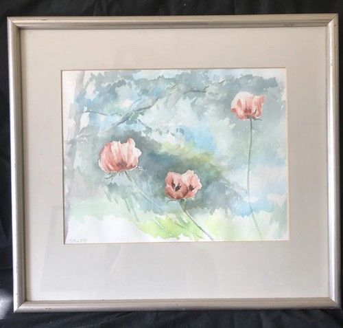 Vintage original poppy - original,