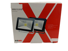 Mini LED Floodlight 20W XCMF20 Black Slimline Outdoor Light IP65 Damaged Box