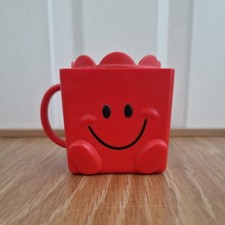 McDonalds Happy Meal Toys - 2019 Mr Men Cup Beaker Mug - Mr Strong