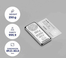Silver  bullion bars 250gr
