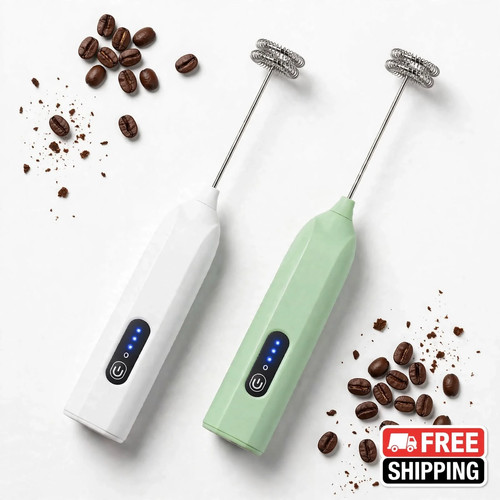 Milk frother coffee - milk,