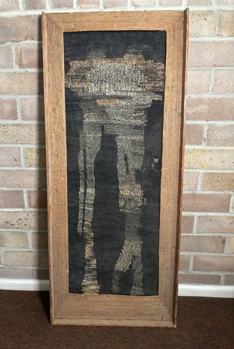 Vintage brutalist textile wall - textile,