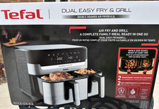 TEFAL Easy Fry Dual Zone EY905D Air Fryer & Grill - Stainless Steel