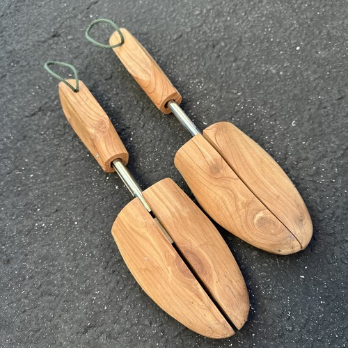 Vtg wooden cedar shoes - vtg,