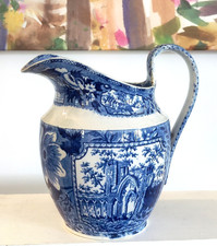 ANTIQUE BLUE & WHITE PEARLWARE