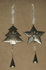2 Shabby Chic Metal Hanging