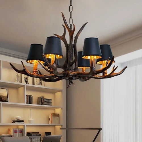 Vintage resin antlers - vintage,