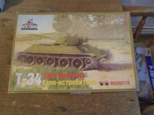 MAQUETTE T-34 TANK DESTROYER 1