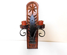 Spanish wooden metal wall - wooden,