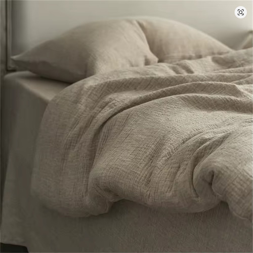 100 washed linen bedding set - 100%,