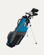 NEW Wilson Golf Kids Profile JGI Complete Set - Size Large 56-63 Inches Blue RH