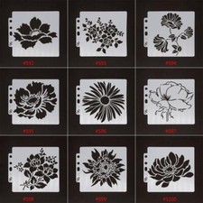 Large Flower Stencil Template