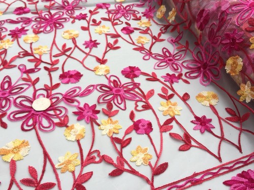 Embroidered french lace - embroidered,
