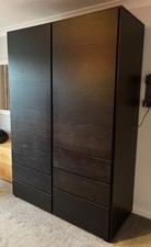 Habitat Hana Wardrobe - Black, Very Good Condition
