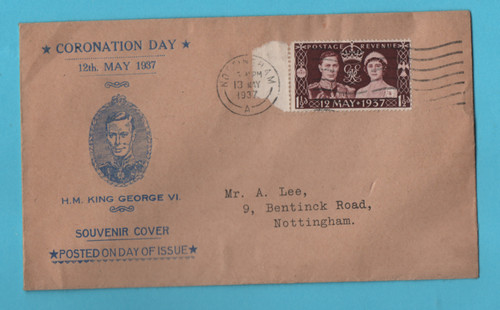 Royal event cover 1937 - royal,