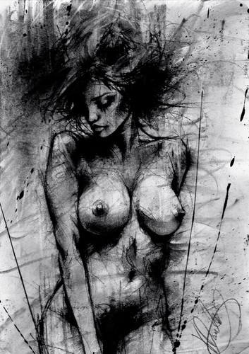 Female nude original - female,