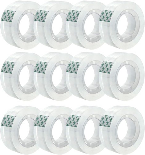Clear transparent tape - clear, rolls