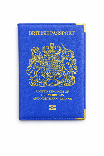 British passport cover - british,