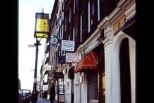 OLD MITRE PUB SIGN HATTON GARDEN 1970`S (35MM SLIDE) LOT C24