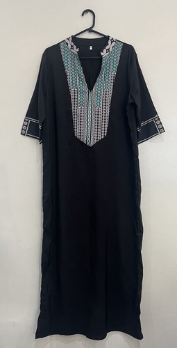 Women black kaftan maxi - women's,