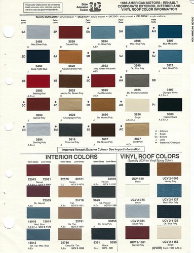 1986 american motors - 1986,