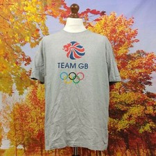 London Olympics 2012 Team GB grey 100% cotton T-Shirt. UK men's size XL