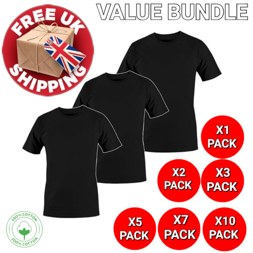 Men black shirt plain 100 - black, 100%