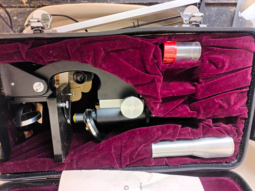 Metal microscope with - metal,