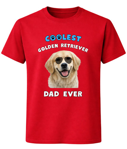 Coolest golden retriever - golden,