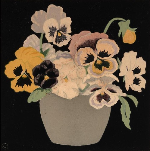 Pansies john hall thorpe - by,