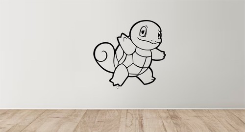 Squirtle pokemon vinyl wall - pokemon,
