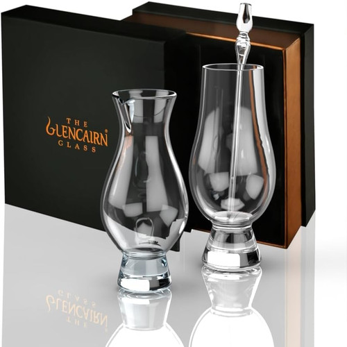 Glencairn whisky glass water - whisky,