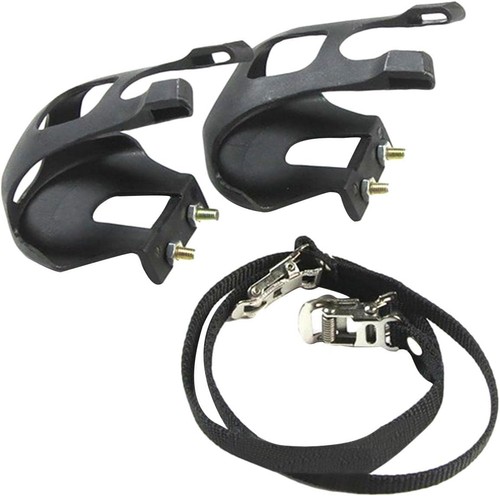 Pair bike pedals with toe - pair,