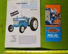 Ford 4000 Major Tractor Sales Brochure + Price List 1960's