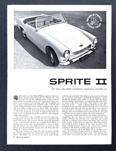 1961 bmc sprite converible - 1961,
