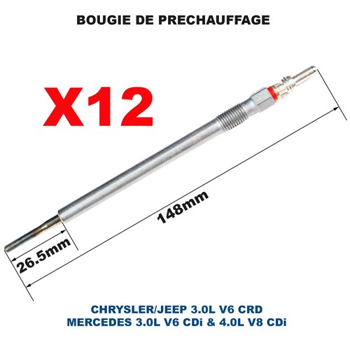 Newparts glow plugs - 12,
