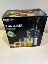 SilverCrest SSJ 150 A1 Slow Juicer 150W – Nutrient Preserving – New Open Box