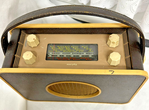 Vintage murphy valve radio - vintage,